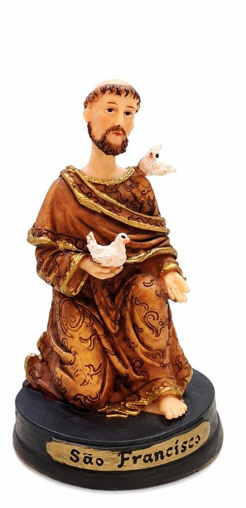 São Francisco Ajoelhado - 9 cm